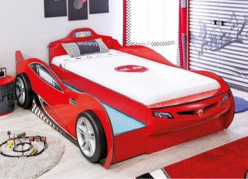 CARBED Кровать-машина Coupe с выдвижной кроватью Red 20.03.1306.00 в Нерюнгри - neryungri.mebel54.com | фото