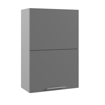 Империя ВПГПМ 600 Шкаф верхний высокий Blum Aventos HF (Сандал/корпус Серый) в Нерюнгри - neryungri.mebel54.com | фото
