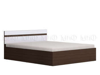 Ким кровать 1,4 (Венге/белый глянец) в Нерюнгри - neryungri.mebel54.com | фото