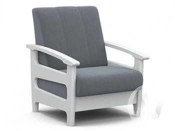 Кресло для отдыха Омега (снег лак/CATANIA SILVER) в Нерюнгри - neryungri.mebel54.com | фото