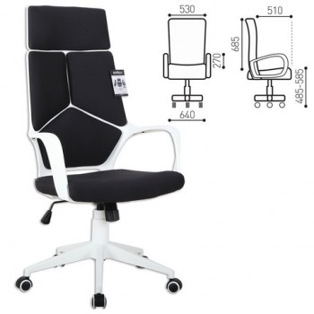 Кресло офисное BRABIX Prime EX-515 (черная ткань) в Нерюнгри - neryungri.mebel54.com | фото
