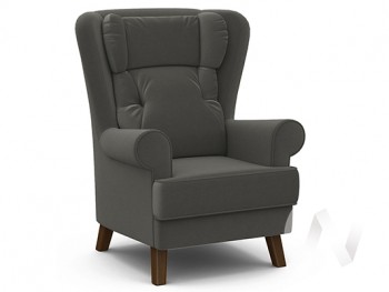 Кресло отдыха Комфорт-2 (орех лак/ULTRA GRAFIT) в Нерюнгри - neryungri.mebel54.com | фото