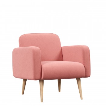 Уилбер ЛД.306010.000 Кресло (Светло-розовый, ткань UNI IDEA 1031) в Нерюнгри - neryungri.mebel54.com | фото