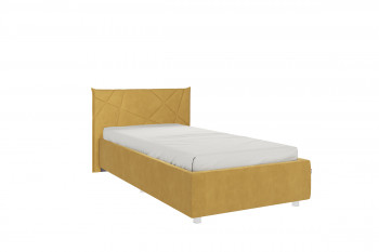 Кровать 0.9 Квест с основанием (Медовый велюр) в Нерюнгри - neryungri.mebel54.com | фото