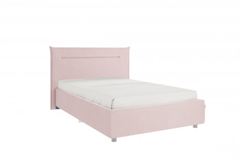 Кровать 1,2 Альба с основанием (Нежно-розовый велюр) в Нерюнгри - neryungri.mebel54.com | фото