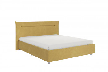 Кровать 1,6 Альба с основанием (Медовый велюр) в Нерюнгри - neryungri.mebel54.com | фото