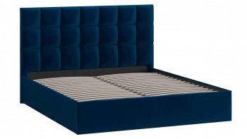Кровать без ПМ «Эмбер» Велюр Confetti/Blue в Нерюнгри - neryungri.mebel54.com | фото