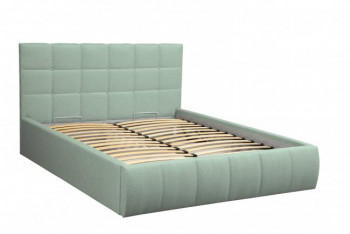 Кровать "Диана" ш. 1400 (Н=1010мм) (жаккард аква) в Нерюнгри - neryungri.mebel54.com | фото