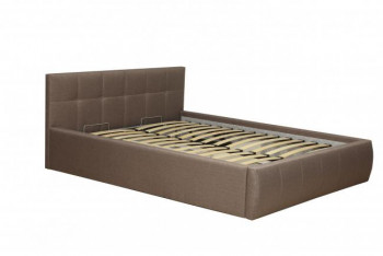 Кровать "Диана" ш. 1400 (Н=1010мм) (жаккард шоколад) в Нерюнгри - neryungri.mebel54.com | фото