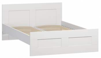 Кровать двухспальная Сириус 1600мм белый в Нерюнгри - neryungri.mebel54.com | фото