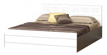 Кровать Корсика-1 1.6 (Венге/Белый глянец) в Нерюнгри - neryungri.mebel54.com | фото