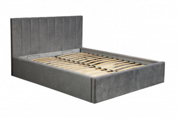 Кровать "Юнона" ш. 1600 (Н=1020мм) (ягуар грей) в Нерюнгри - neryungri.mebel54.com | фото