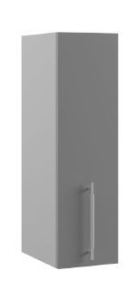Квадро П 200 шкаф верхний (Железо/корпус Серый) в Нерюнгри - neryungri.mebel54.com | фото