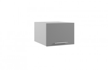 Лофт ГПГ 500 шкаф верхний горизонтальный глубокий (Штукатурка серая/корпус Серый) в Нерюнгри - neryungri.mebel54.com | фото