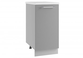 Лофт МС 400 шкаф нижний малой глубины (Штукатурка серая/корпус Серый) в Нерюнгри - neryungri.mebel54.com | фото