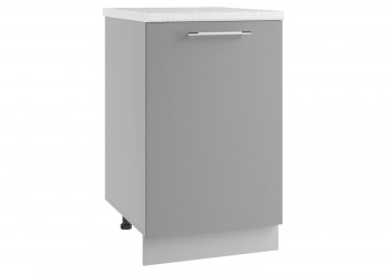 Лофт МС 500 шкаф нижний малой глубины (Штукатурка серая/корпус Серый) в Нерюнгри - neryungri.mebel54.com | фото