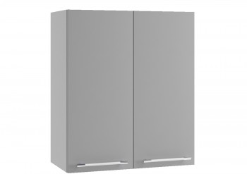Лофт П 600 шкаф верхний с 2-мя фасадами (Штукатурка серая/корпус Серый) в Нерюнгри - neryungri.mebel54.com | фото