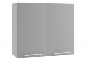 Лофт П 800 шкаф верхний (Штукатурка серая/корпус Серый) в Нерюнгри - neryungri.mebel54.com | фото