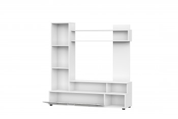 Мебель для гостиной "МГС 9" Белый / Цемент светлый в Нерюнгри - neryungri.mebel54.com | фото
