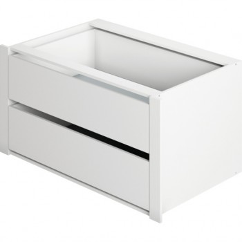Модуль с ящиками для шкафа 600 Белый снег в Нерюнгри - neryungri.mebel54.com | фото