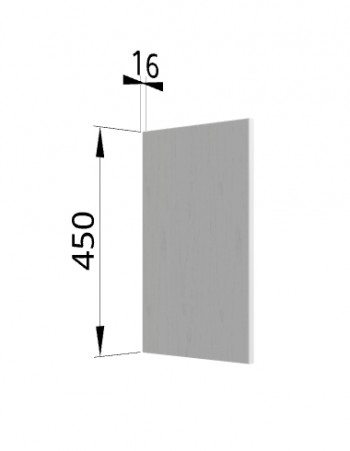 Панель торцевая (для шкафа горизонтального высокого) ВПГ Монца, Ройс (Кварц черный) в Нерюнгри - neryungri.mebel54.com | фото