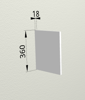 Панель ТПГ55 (для верхних горизонтальных глубоких шкафов) Умбра в Нерюнгри - neryungri.mebel54.com | фото