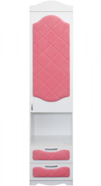 Пенал с ящиками серии Иллюзия 89 Розовый в Нерюнгри - neryungri.mebel54.com | фото