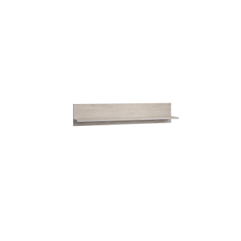Полка навесная Саманта Дуб харбор белый в Нерюнгри - neryungri.mebel54.com | фото