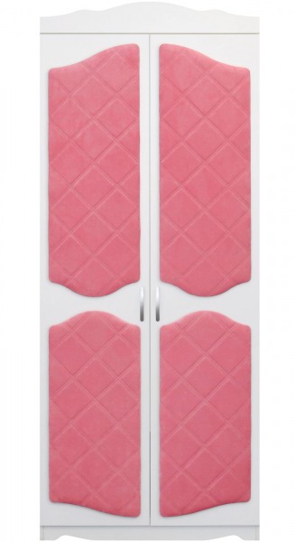 Шкаф 2-х створчатый серии Иллюзия 89 Розовый в Нерюнгри - neryungri.mebel54.com | фото