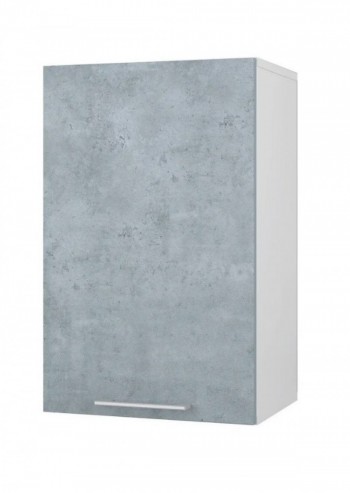 Шкаф 40 с фасадом Лофт (Камень Оленна/Белый) в Нерюнгри - neryungri.mebel54.com | фото