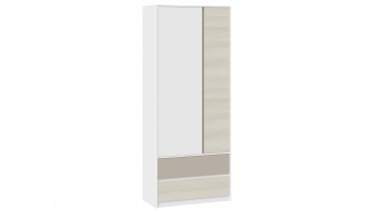 Шкаф для одежды комбинированный «Сканди» Дуб Гарден/Белый/Глиняный серый в Нерюнгри - neryungri.mebel54.com | фото