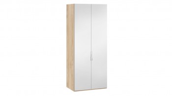 Шкаф для одежды с 2 зеркальными дверями «Эмбер» Яблоня Беллуно в Нерюнгри - neryungri.mebel54.com | фото