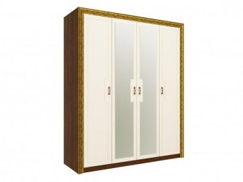 Шкаф комбинированный "Айрум" (дуб кальяри/белый/зеркало/1744) в Нерюнгри - neryungri.mebel54.com | фото