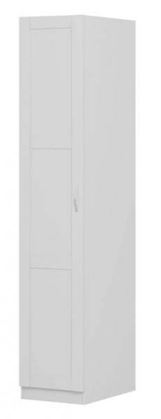 Шкаф однодверный Пегас сборный белый в Нерюнгри - neryungri.mebel54.com | фото