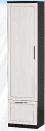 Шкаф средний с ящиком ДЛЯ ГОСТИНОЙ ШСЯ-450 Венге/Дуб выбеленный в Нерюнгри - neryungri.mebel54.com | фото