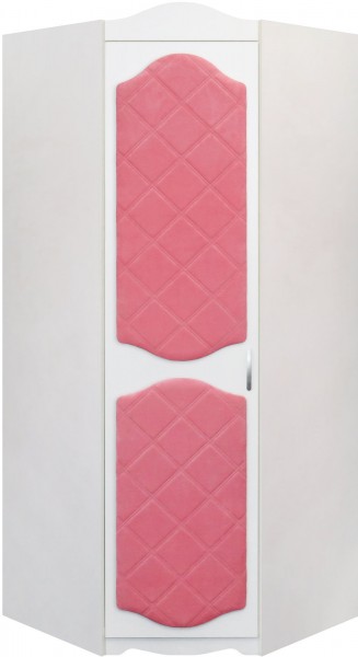 Шкаф угловой Иллюзия 89 Розовый в Нерюнгри - neryungri.mebel54.com | фото